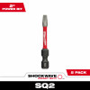 Shockwave #2 Square Insert Bit, 2 In., 5-Pk.