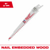 Sawzall Reciprocating Saw Blade, Thin Kerf, 5 TPI, 6 In. (25 pieces)