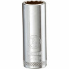 SAE Socket, Deep, 12-Point, 7/16 In., 3/8 In. Drive