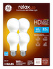 LED Relax HD Light Bulb, Soft White, A19 Medium Base, 8.5 Watt, 4-Pk.