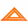 Rafter Angle Square, Orange Plastic, 12-In.
