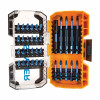 34-Pc. Mach-Blue Impact Driver Bits, Assorted Phillips/Square/Torx