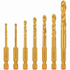 7-Pc. Titanium Impact Ready Drill Bit Set