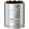 Metric Shallow Socket, 12-Point, 3/8 In. Drive, 17mm