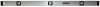 Top-Reading Aluminum Level, 3 Vials, 48-In.