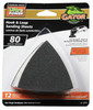 Hook & Loop Sandpaper, 80-Grit, 3 In., 12-Pk.