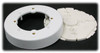 White Plastic Round Fixture Box