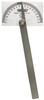 Steel Protractor, Adjustable, 6 In.