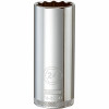 Metric Deep Socket, 12-Point, 1/2 In. Drive, 24mm