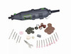 Genesis 120V 1A Variable Speed Electric Rotary Tool Kit with 40 Accessories