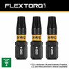 FlexTorq T25 Torx Impact Driver Bits, 1/4 x 1 In., 3-Pk.