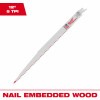Sawzall Nail-Cutting Reciprocating Saw Blade, Bi-Metal, 5 TPI, 12 In. (25 pieces)