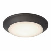 Makira LED Ceiling Fixture, Dimmable, Indoor/Outdoor Use, Color Temperature Selection, Black/Bronze, 16 Watt, 7.5 In.