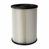 Standard Wet/Dry Vac Cartridge Filter & Retainer, Fits 9-16 Gallon Rigid