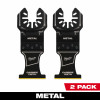 Open-Lok Metal Oscillating Multi-Tool Blades, Carbide Teeth, 1-3/8 In., 2-Pk.