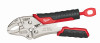 Torque Lock Curved Jaw Locking Pliers, Overmold Grips, 5 In.