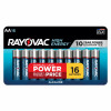 High Energy AA (Double A) Alkaline Batteries, 16 Pack