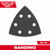 Open-Lok Triangle Sandpaper, Assorted Grit, 3-1/2 In., 25-Pk.