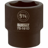 SAE Impact Socket, 6-Point, 3/4 In. Drive, 1-3/8 In.