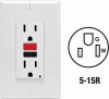 15A WH SLFTSGFCI OUTLET