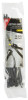 Cable Ties, Self-Cutting, Black, 8-In., 20-Pk.