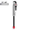 Cheater Adaptable Pipe Wrench, Aluminum