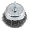 Crimped Wire Cup Brush, 3 x .25 x .008-In.