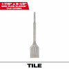 Sledge SDS Plus Rotary Hammer Tile Chisel, 1-7/8 x 9-1/2 In.