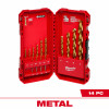 14-Pc. Titanium Drill Bit Set