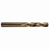 Stub Drill Bit, Left Hand, Cobalt Steel, 7/16-In.