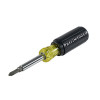 Multi-Bit Screwdriver/Nut Driver, 5-in-1, Phillips, Slotted Bits