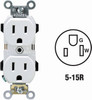 WHT DUPLEX OUTLET