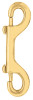 #163 Double Snap, Brass, 4-1/2 In.