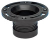 ABS Twist-N-Set Closet Toilet Flange, 4 In.