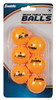 Table Tennis Balls, 1-Star, Orange, 6-Pk.
