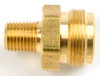 Throwaway Propane Cylinder Adapter, 1-In. -20 Male x 1/4-In. MPT