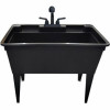 Tehila Large 37 Gal. Black Utility Tub Kit