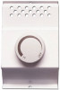 Baseboard Thermostat, Double Pole, White