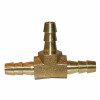 1/4 In. Brass Hose Barb Tee