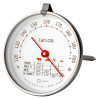 Meat Thermometer, Dial, Stainless Steel, 5-1/2-In.