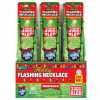 Holiday Flashing Lighted Necklace (36 pieces)