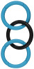 Invincible Rubber Chains Dog Toy, Triple Link, Large