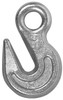 Eye Grab Hook, Zinc Plated, 1/2 In.