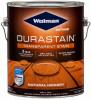 Raincoat 1-Coat Transparent Exterior Wood Stain, Water Based, Water Repellant, Natural Hickory, 1-Gallon