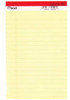 Junior Yellow Legal Pad, 5 x 8 In., 50 Sheets