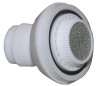 Swivel Spray Kitchen Aerator, White Plastic, Dual Thread