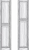 15x55 WHT Shutters