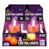 Halloween Tea Lights, Flickering Flame, 2-Pk.