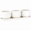 3CT WHT Stone Planter (2 pieces)