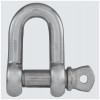 D Shackle, Stainless Steel, 5/8 In.
